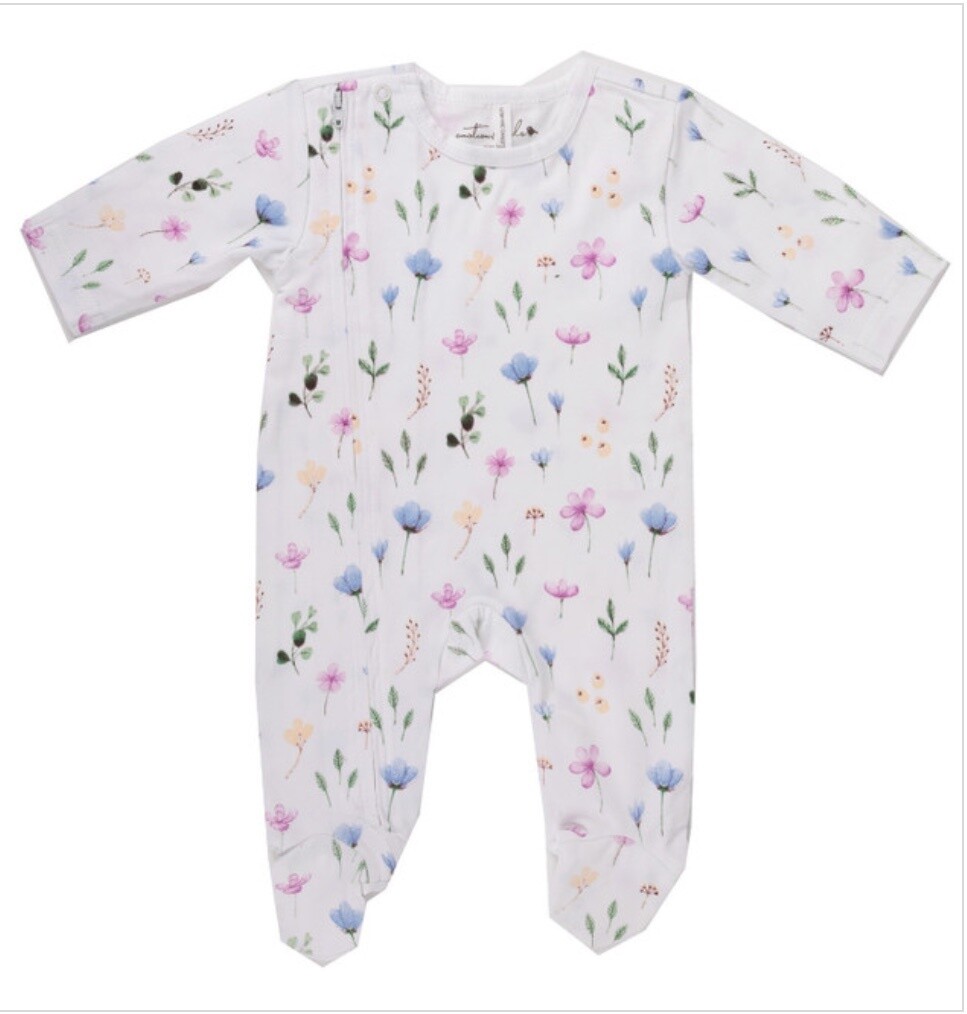 EMOTION & KIDS - Outfit with feet (0-3 Months) Organic - Fleur