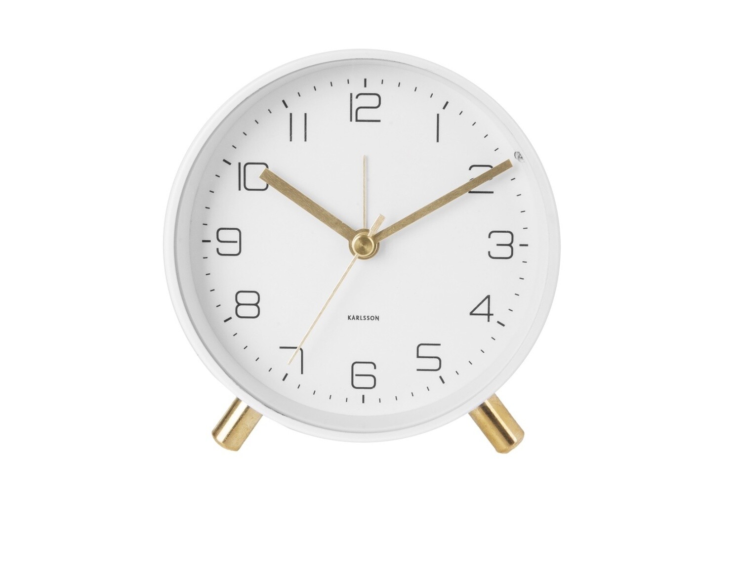 Karlsson - Lofty Alarm Clock - 11 x 5 x 12 cm​ - White