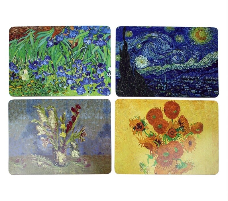 NOSTALGIC- Placemats Set4 - Vincent Van Gogh