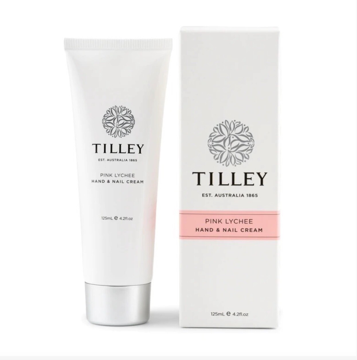 Tilley - Hand &amp; Nail Cream 125ml  - Pink Lychee