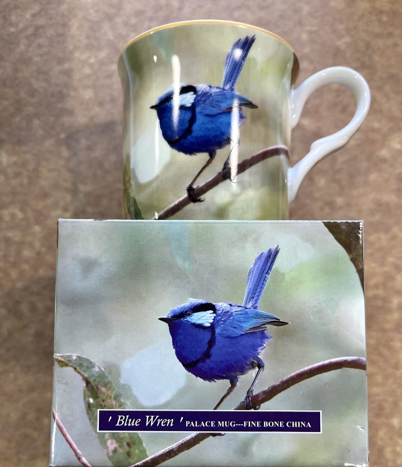 HERITAGE  - Mug single - Blue Wren 300ml Boxed