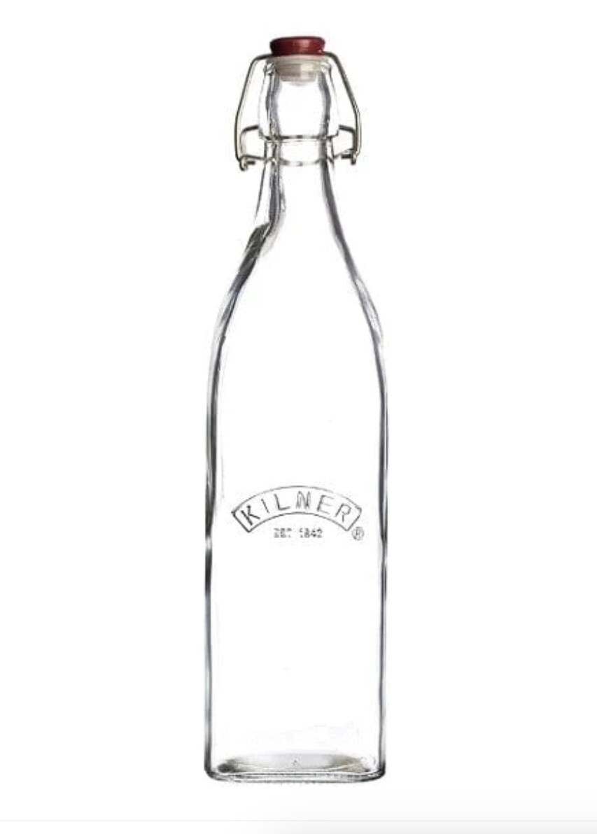 KILNER - Square Clip Top Bottle 550ml