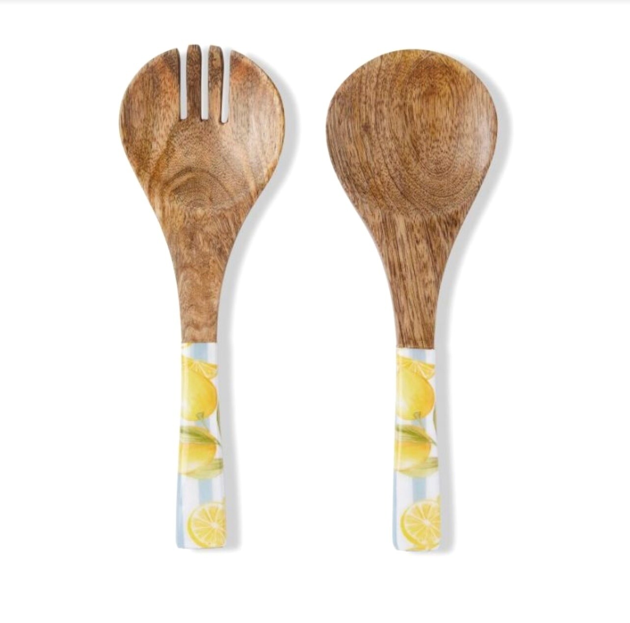 MADRAS LINK - Salad Servers - Lemon Stripe