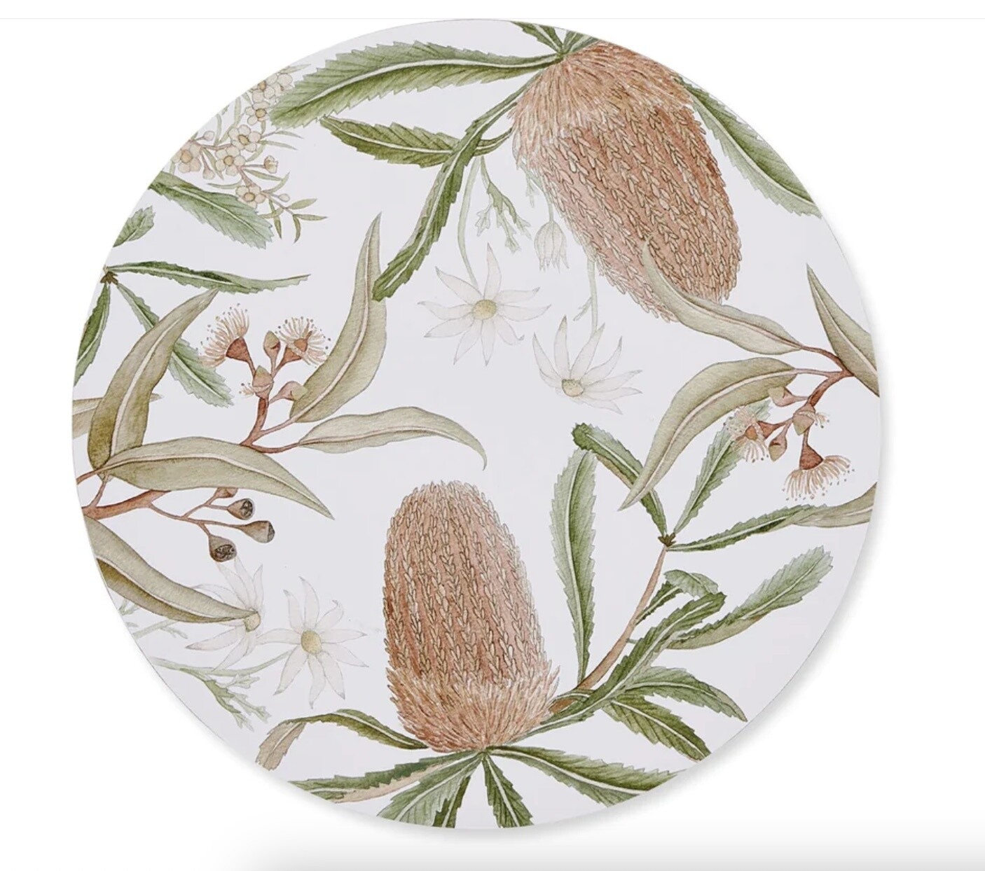 MADRAS LINK - Placemat Round 33cm Set/4 -  Marysville Green