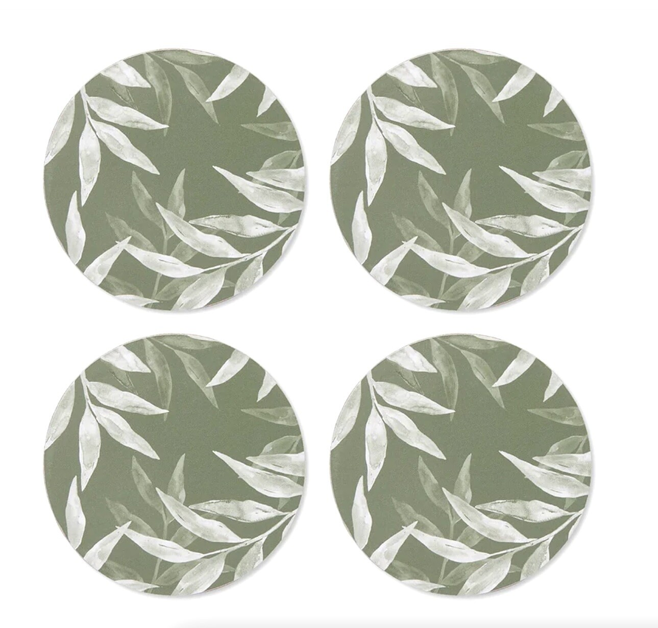 MADRAS LINK - Coaster Round Set/4 -  Woodlands
