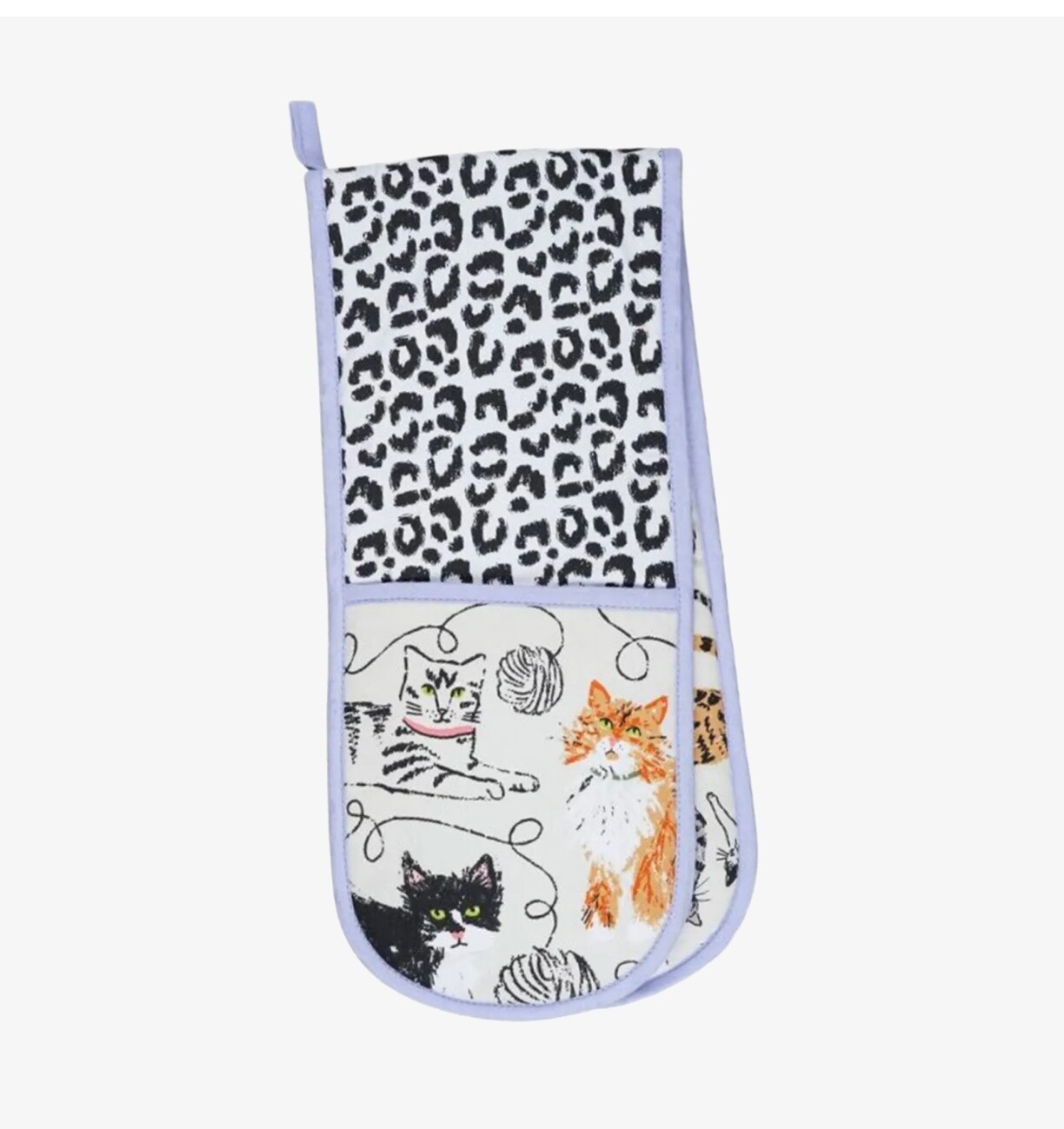 ULSTERWEAVERS - Double  Oven Mitt - Feline Friends
