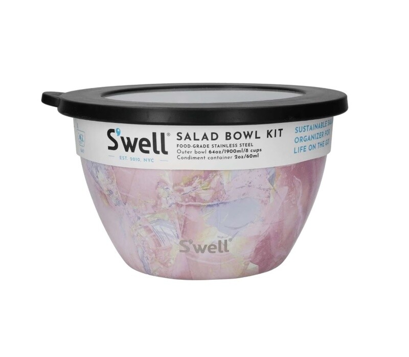SWELL - Geode Rose Salad Bowl Kit 1.9L