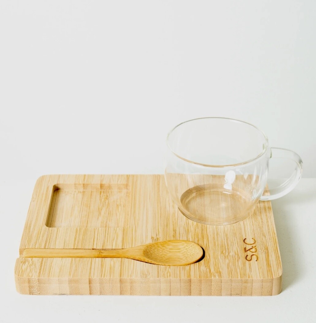 SAGE&amp;COOPER - Coffee/Tea Set Bamboo 3pc - Aubrey