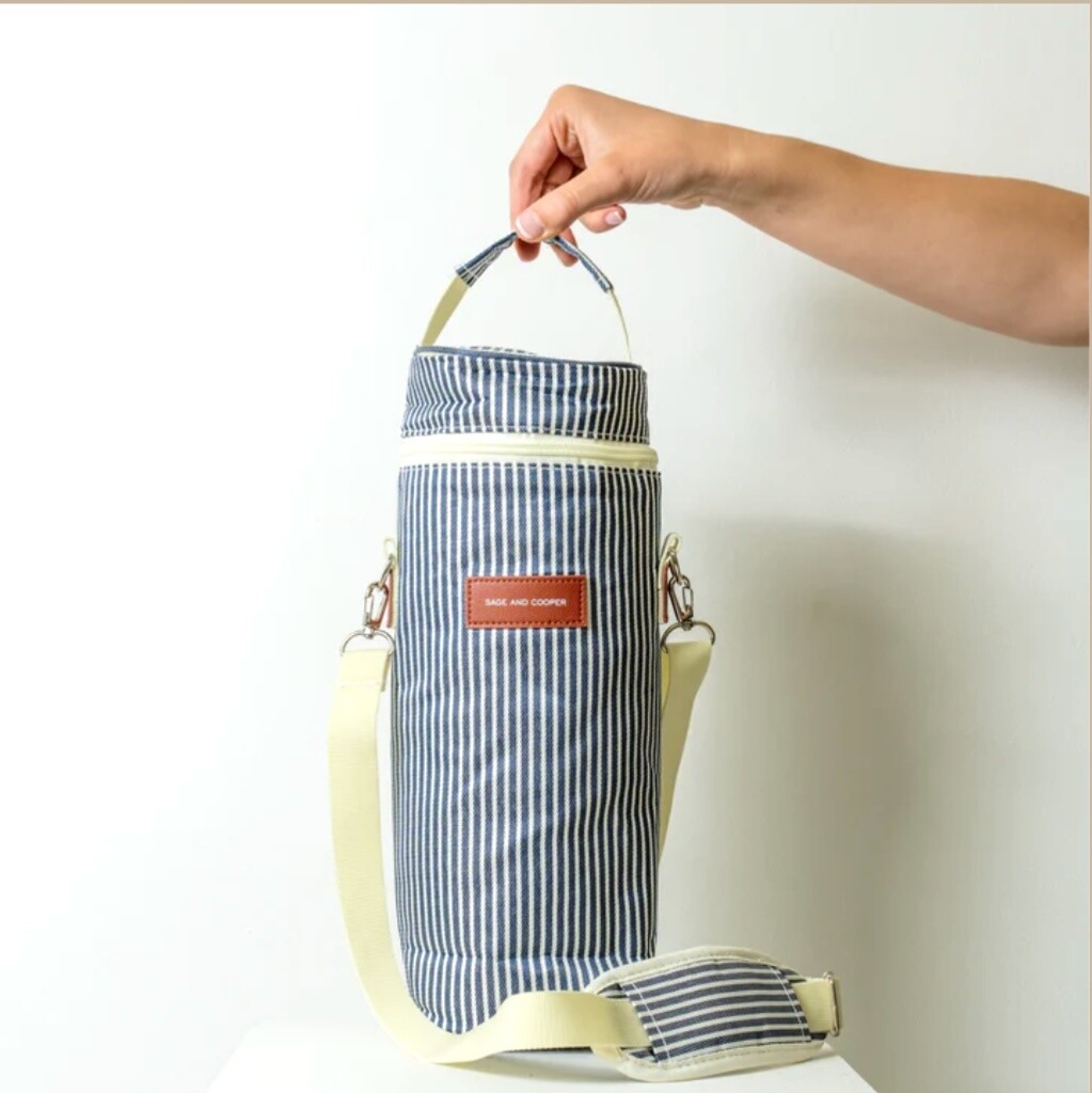 SAGE&amp;COOPER - Caspian Cooler Bag Denim Stripe