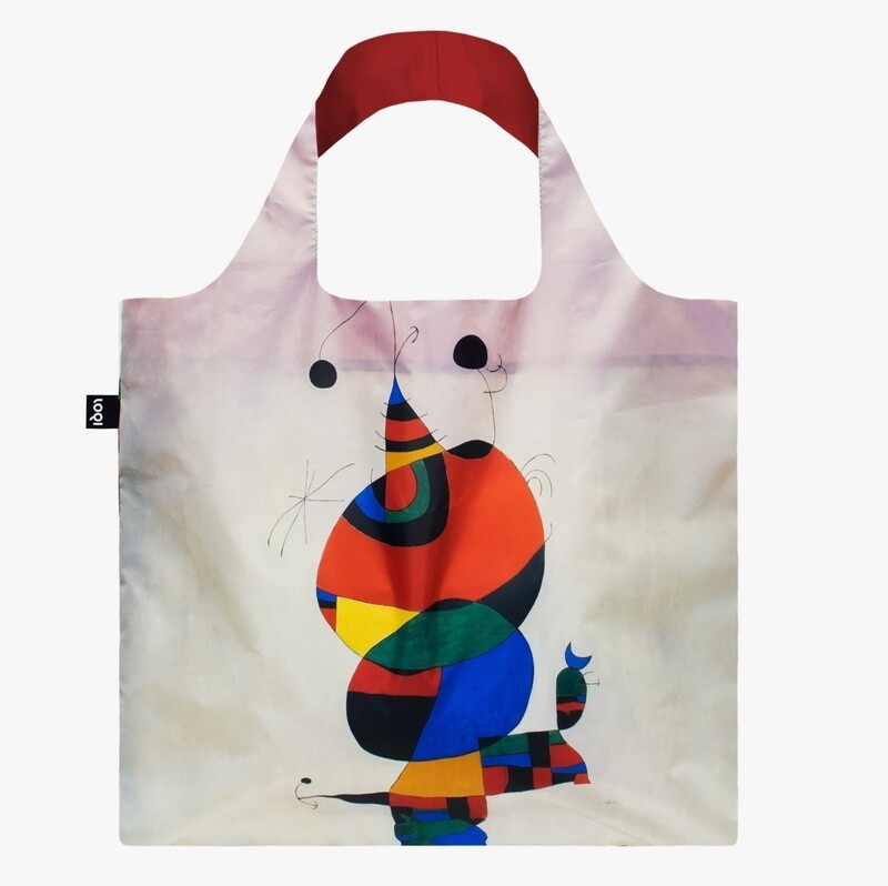 LOQI - Museum Collection Recycled Bag - Joan Miro - Woman, Bird and Star