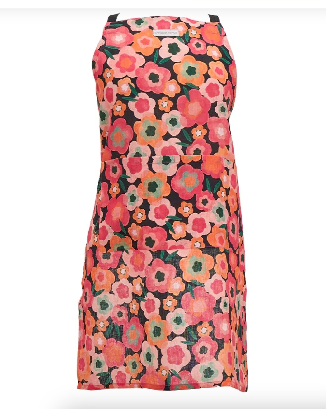 ANNABEL TRENDS - Apron Linen - Midnight Blooms