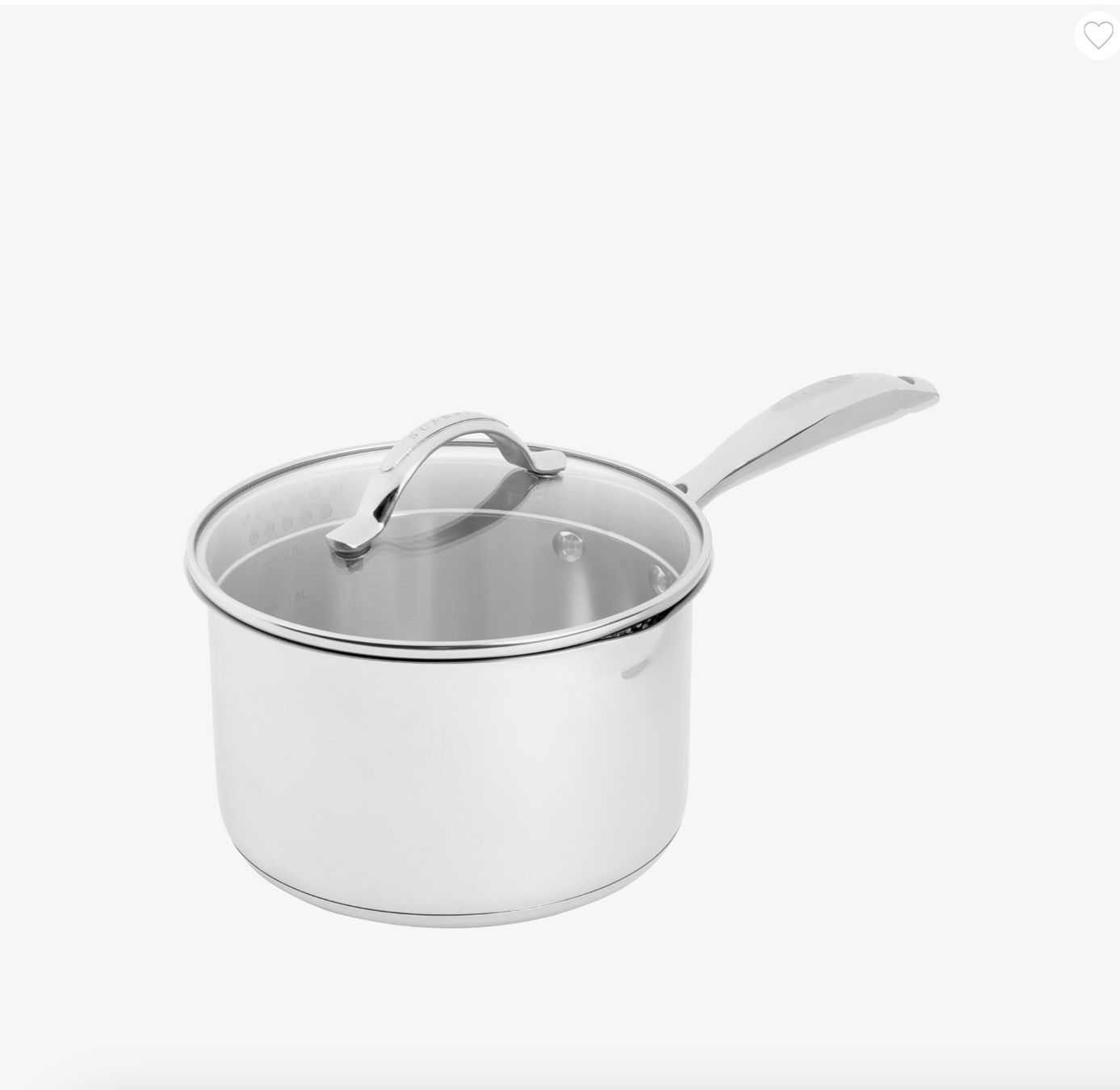 SCANPAN - STS 18cm/2.5L Saucepan with Lid
