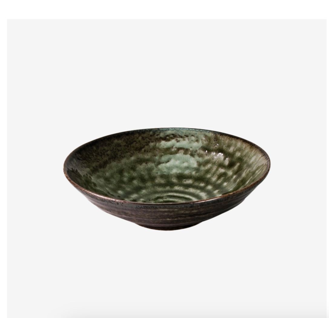 CONCEPT JAPAN - IROYU - Deep Side Plate  17cm(D)/4.8cm(H) - (FD28-8GR)  - GREEN