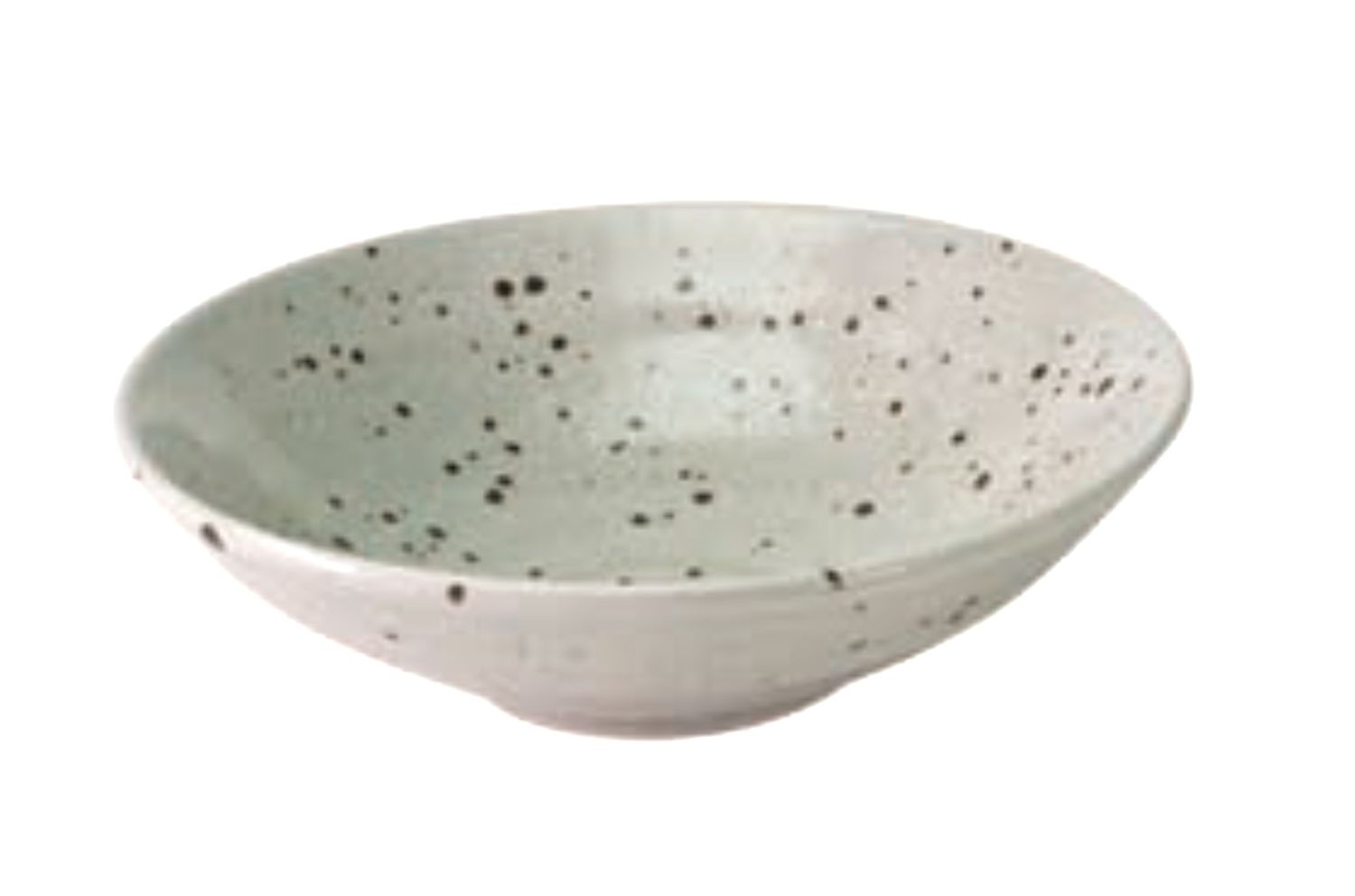 CONCEPT JAPAN - IROYU - Deep Side Plate  17cm(D)/4.8cm(H) - HANTEN  (FD28-8HH)  Speckle Light Grey