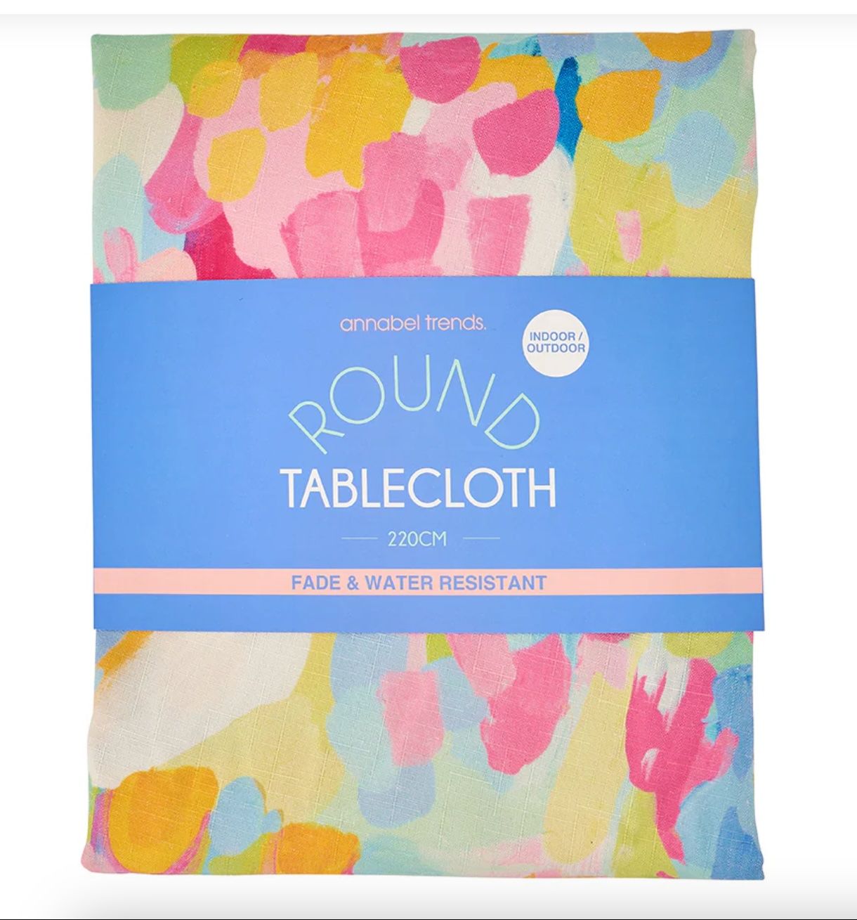 Annabel Trends - Tablecloth Round 220cm  - Good Vibes