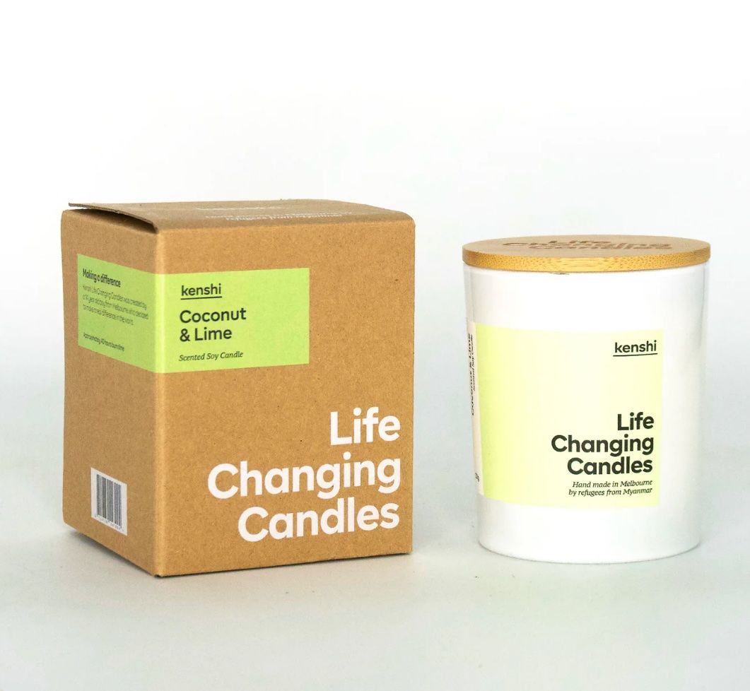 KENSHI - Candle 220g Medium Size - Coconut &amp; Lime
