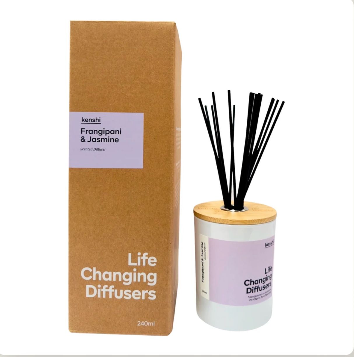 KENSHI - Diffuser 240ml - Frangipani &amp; Jasmine