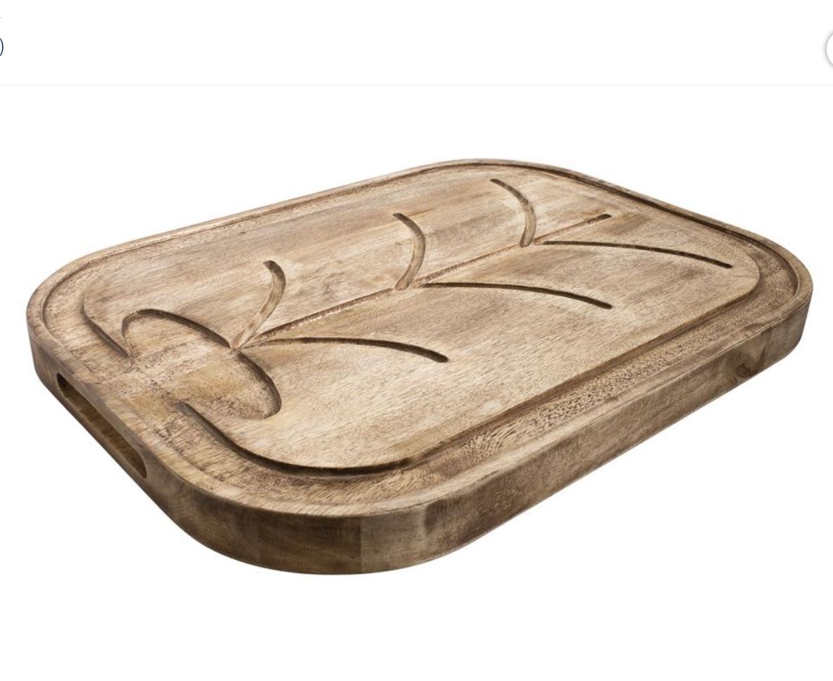 PEER SORENSEN - Cutting/Serving Board  - 48cm(L) x 36cm(W)  x3.6cm(D)  - Mango Wood
