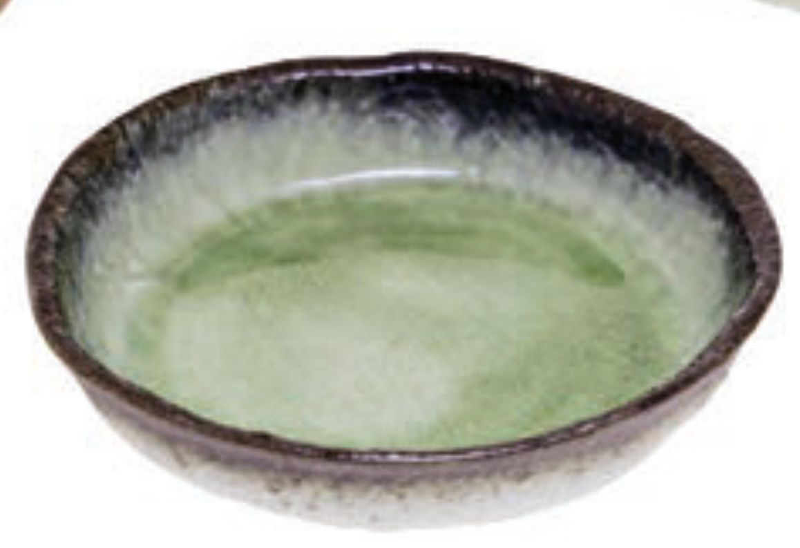CONCEPT JAPAN - Kannyu Umi Large Dish - 19 x 4.5cm (HG-03U)  green
