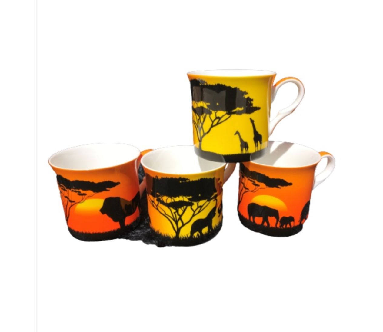 Heritage - Mug Set of 4 - Fine Bone China - Savannah