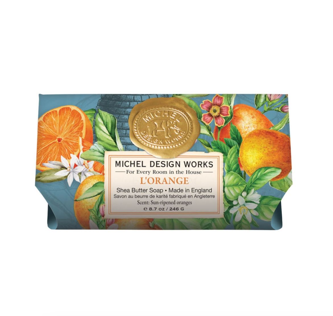 MICHEL DESIGN WORKS -  Soap Bar Large 246gm - L&#39;Orange