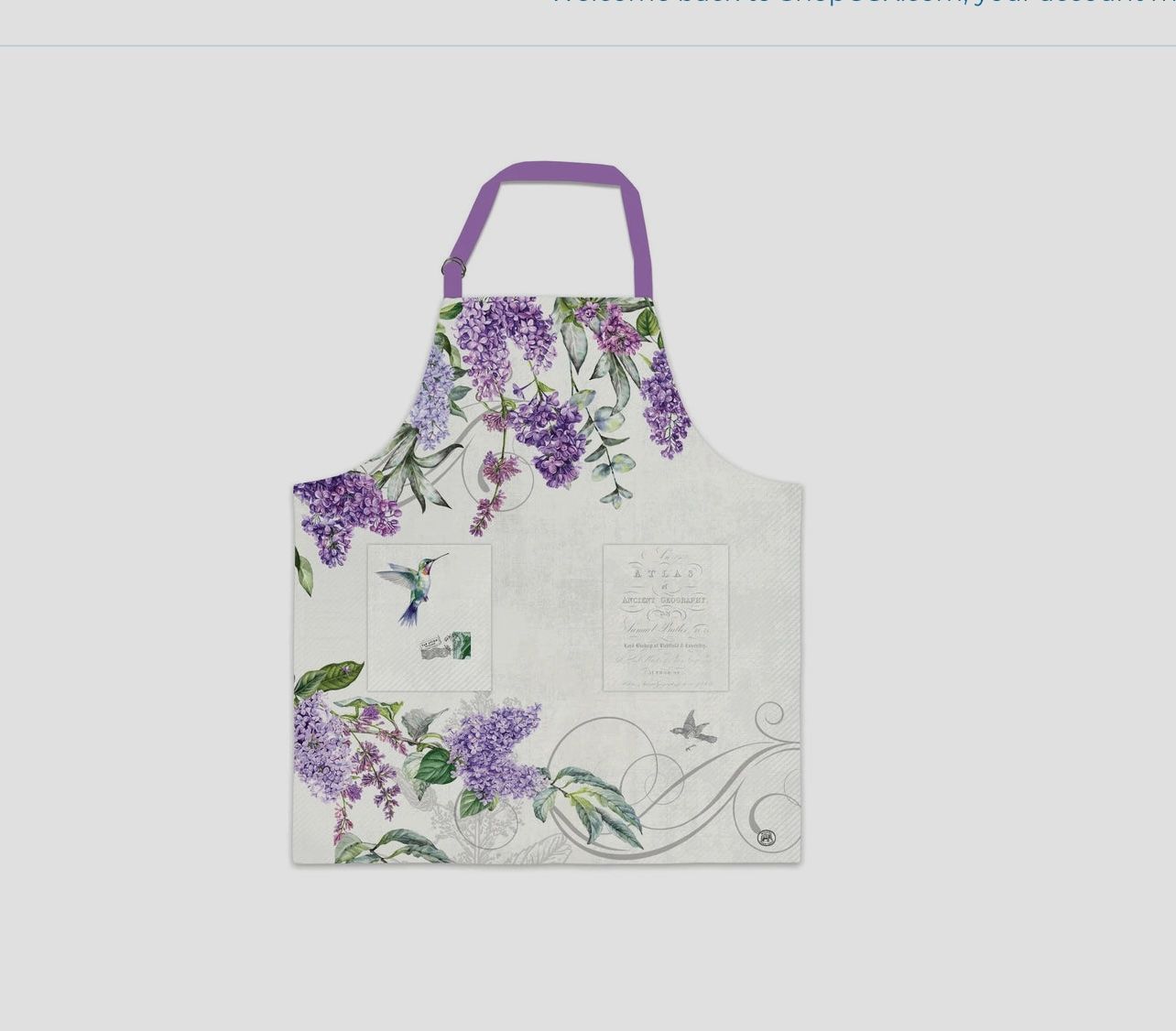 MICHEL DESIGN WORKS - Apron - French Lilacs