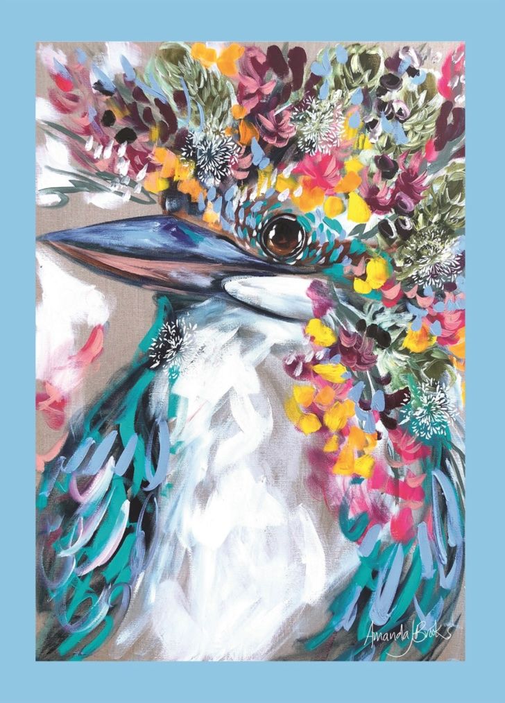 LILLI ROCK - Tea Towel 70cm by 50cm microfibre - Carletta