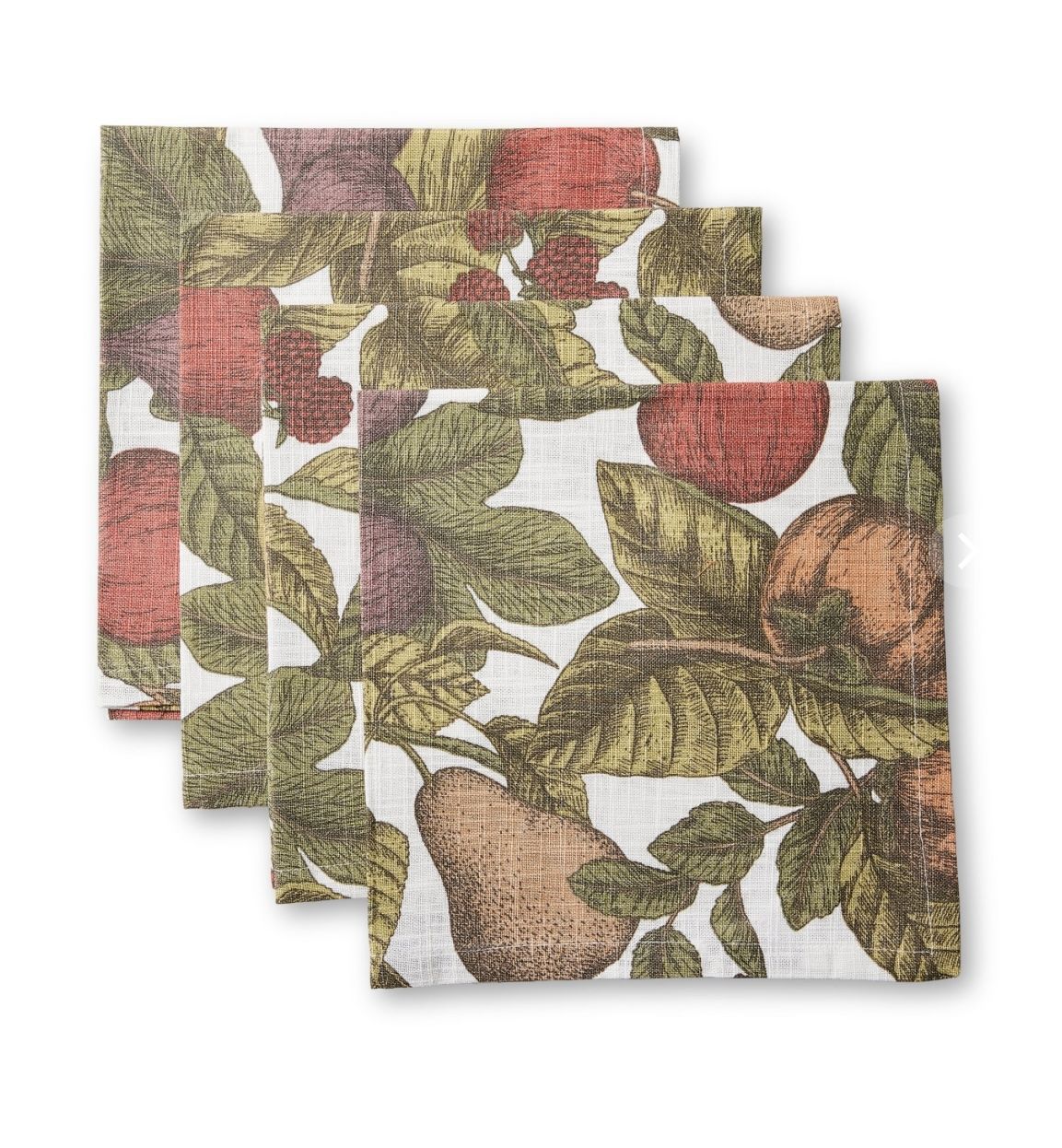 MADRAS LINK - Napkin Jetty Embroidered  S/4 - Orchard