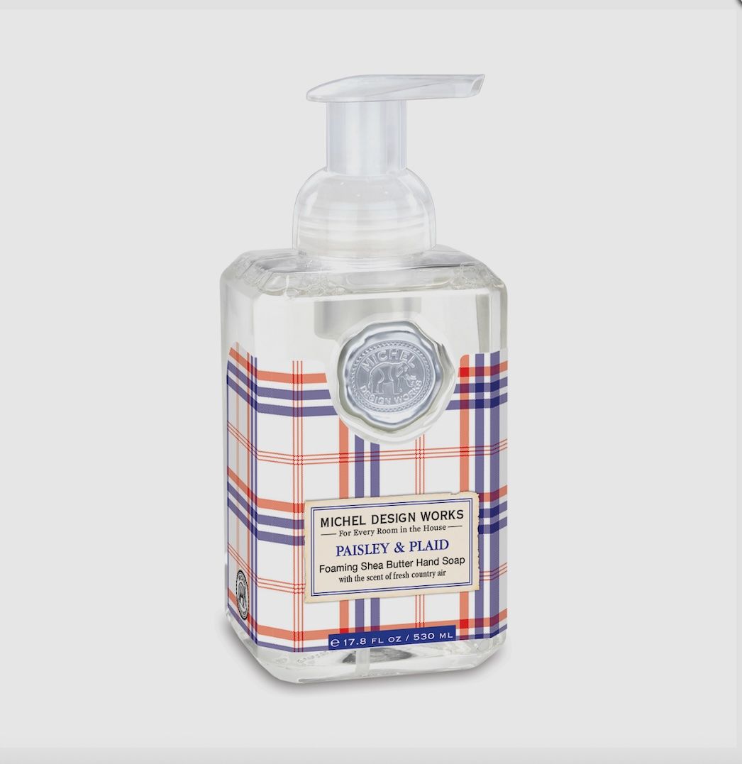 MICHEL DESIGN WORKS - Foaming Hand Soap 530ml -  Paisley &amp; Plaid