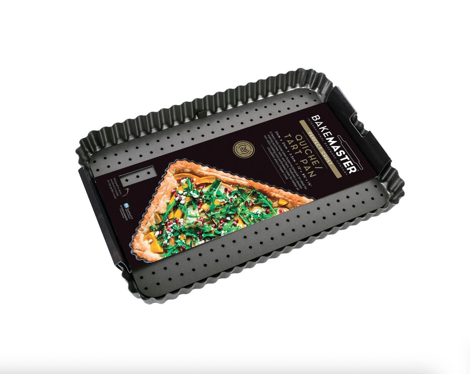 BAKEMASTER Quiche/Tart Pan 31x21x3.5cm