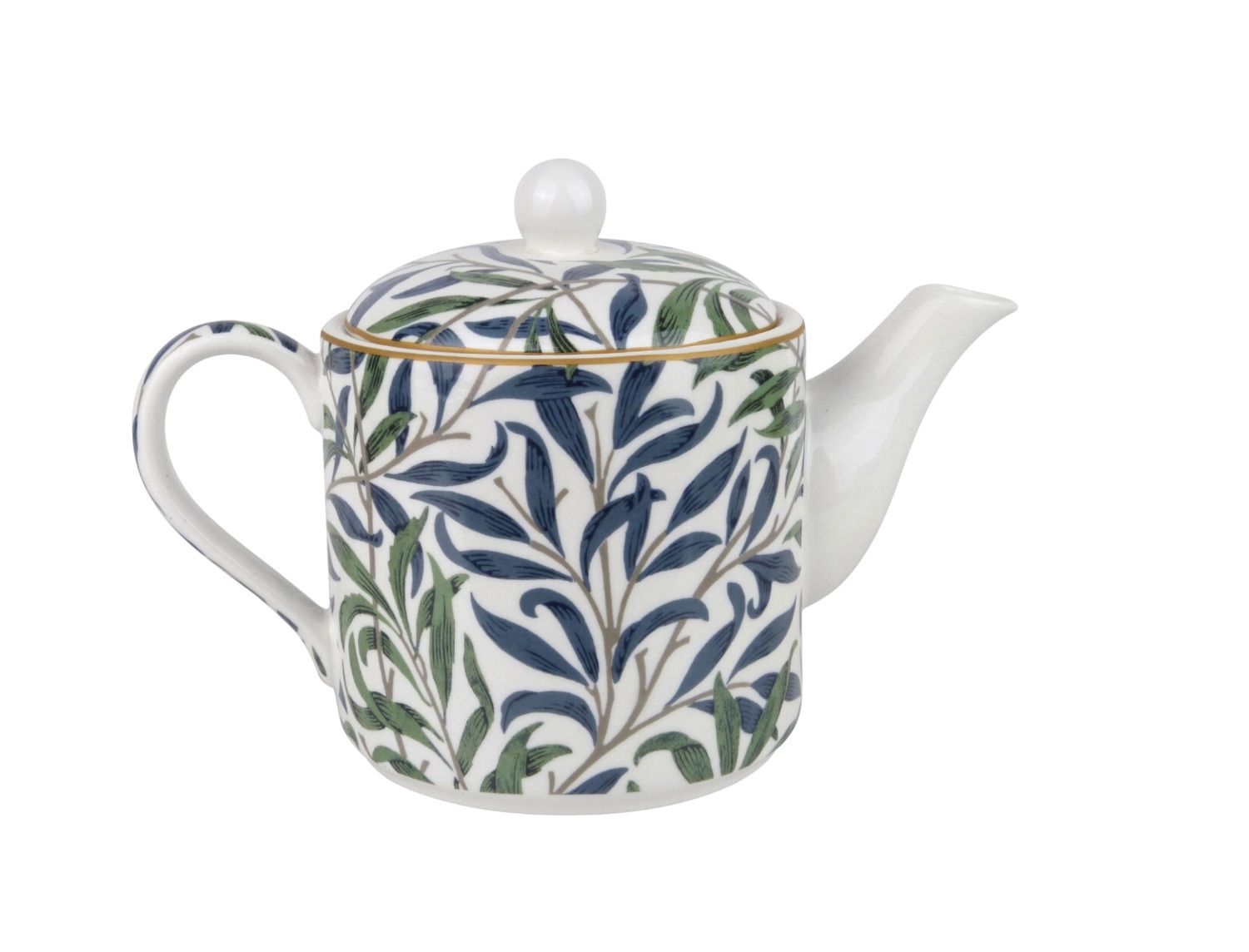 NOSTALGIC Ceramics - Teapot 500ml William Morris  - Fine China - Willow Bough