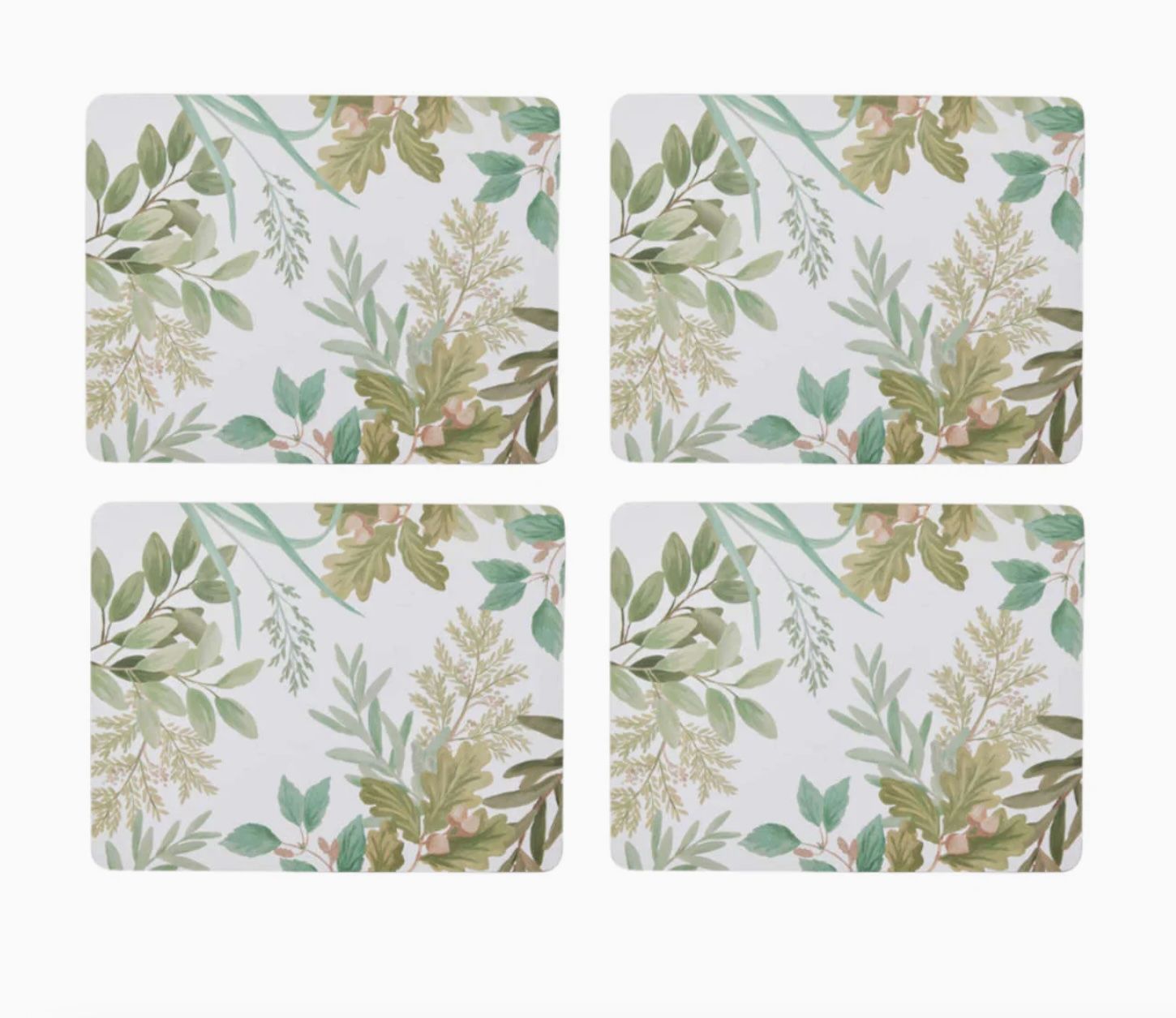 MADRAS LINK - Placemat Rectangle Set/4 - Naree Green