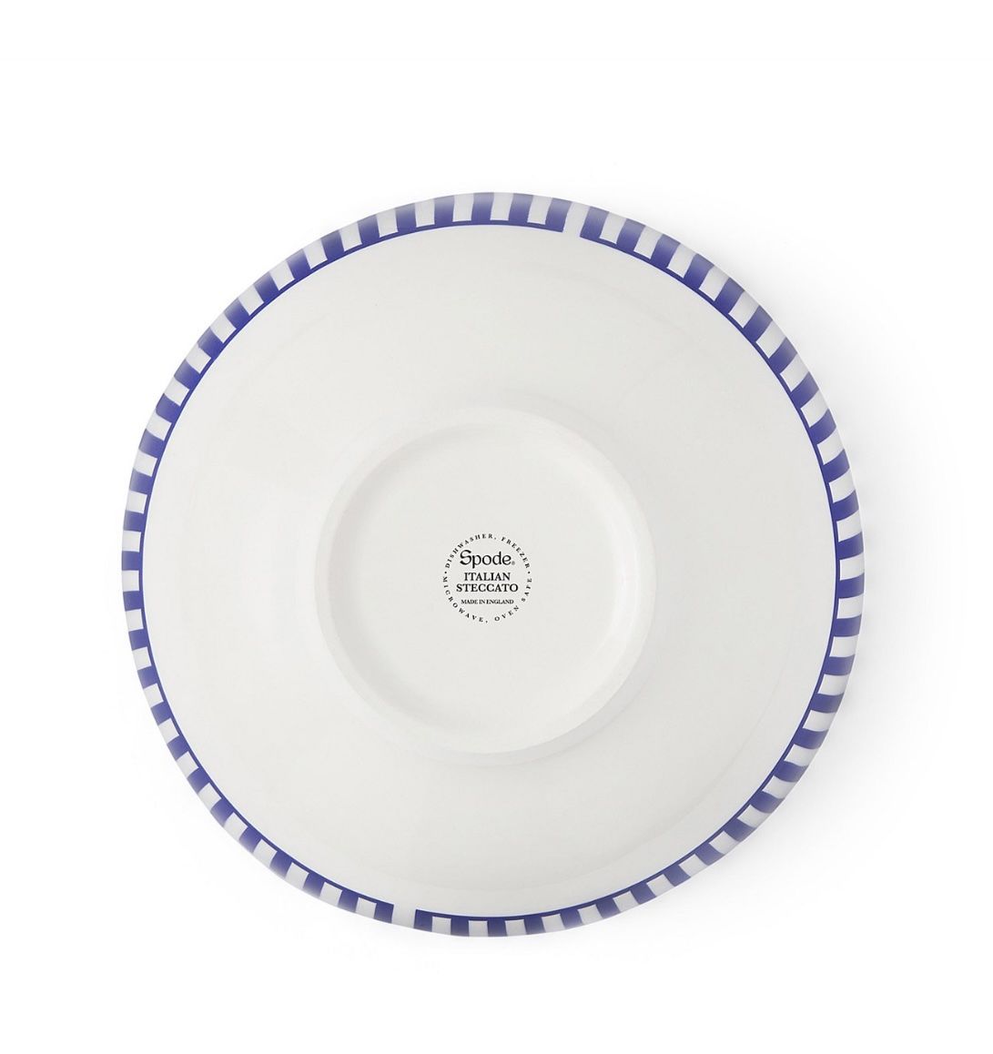 SPODE - Rimless Bowl 16.3cm -  Italian Steccato