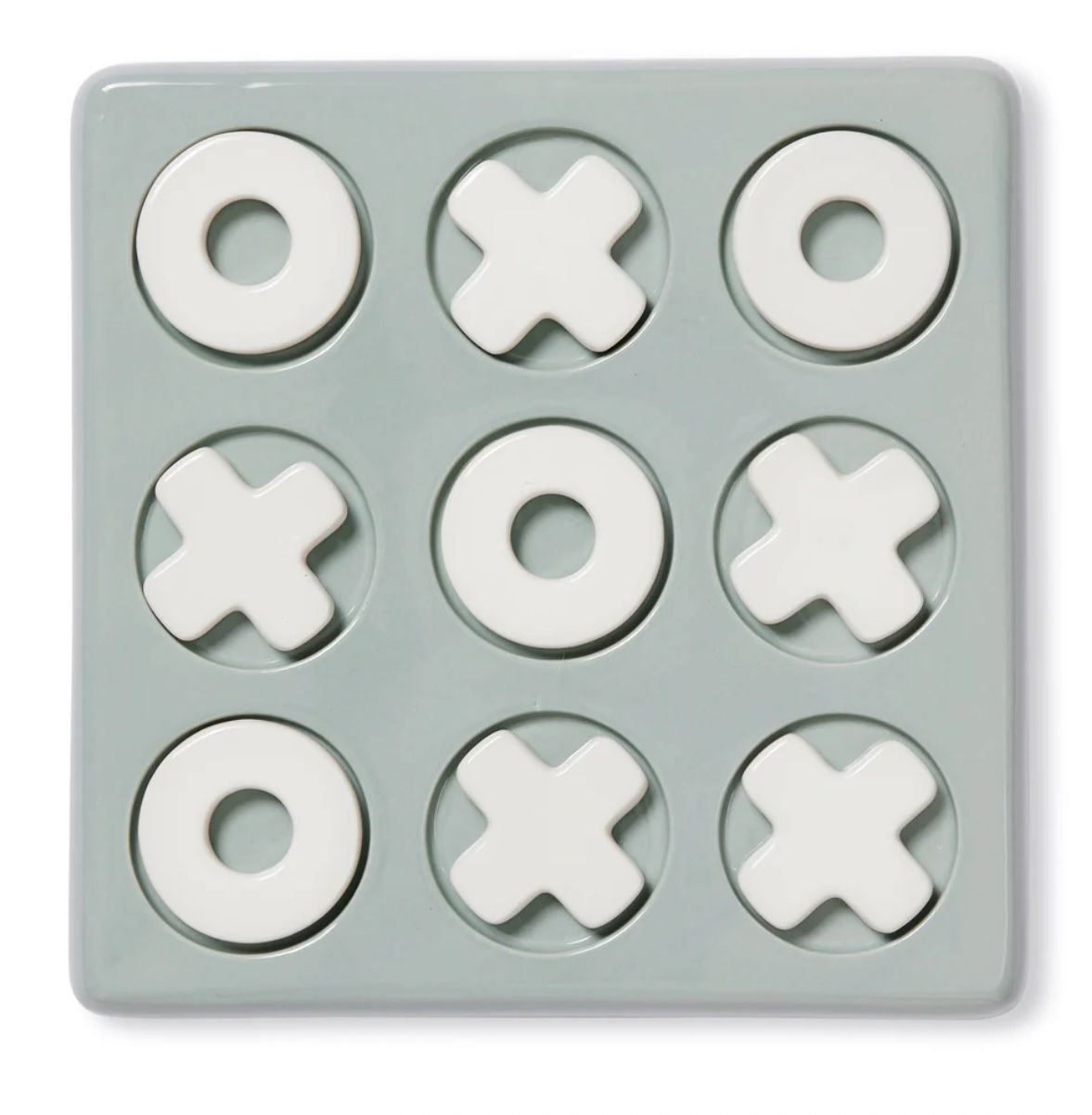 MADRAS LINK - Tic Tac Toe Ceramic Green