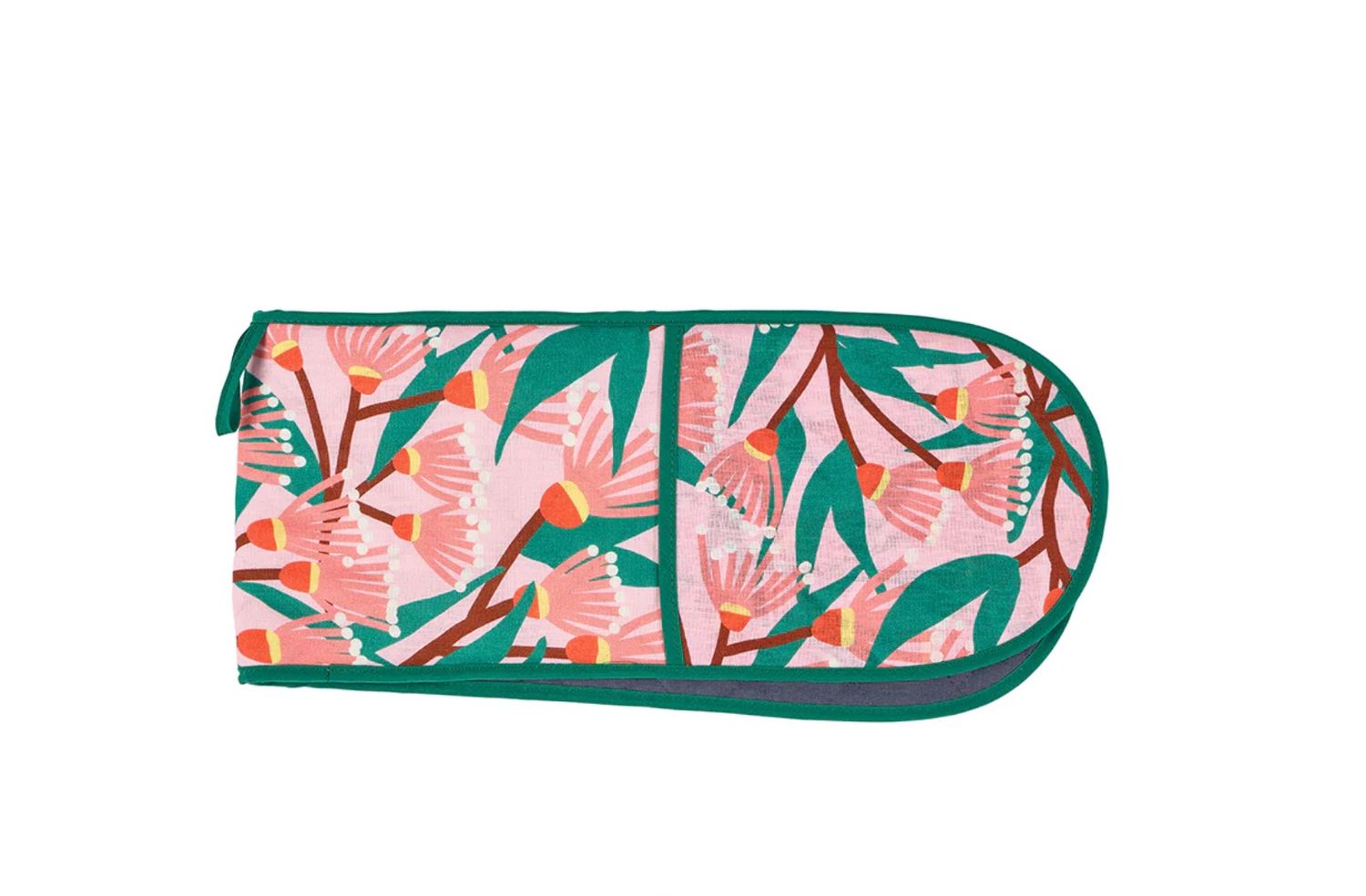ANNABEL TRENDS - Double Oven Mitt Linen - Blossom Branches