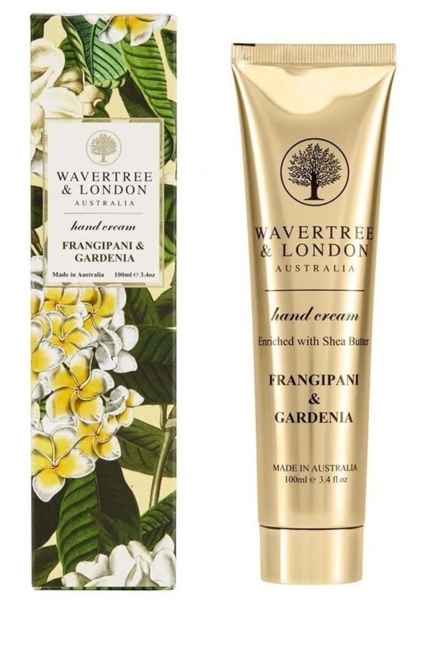 WAVERTREE &amp; LONDON - Hand Cream 100ml - (enriched with natural shea butter) - Frangipani and Gardenia