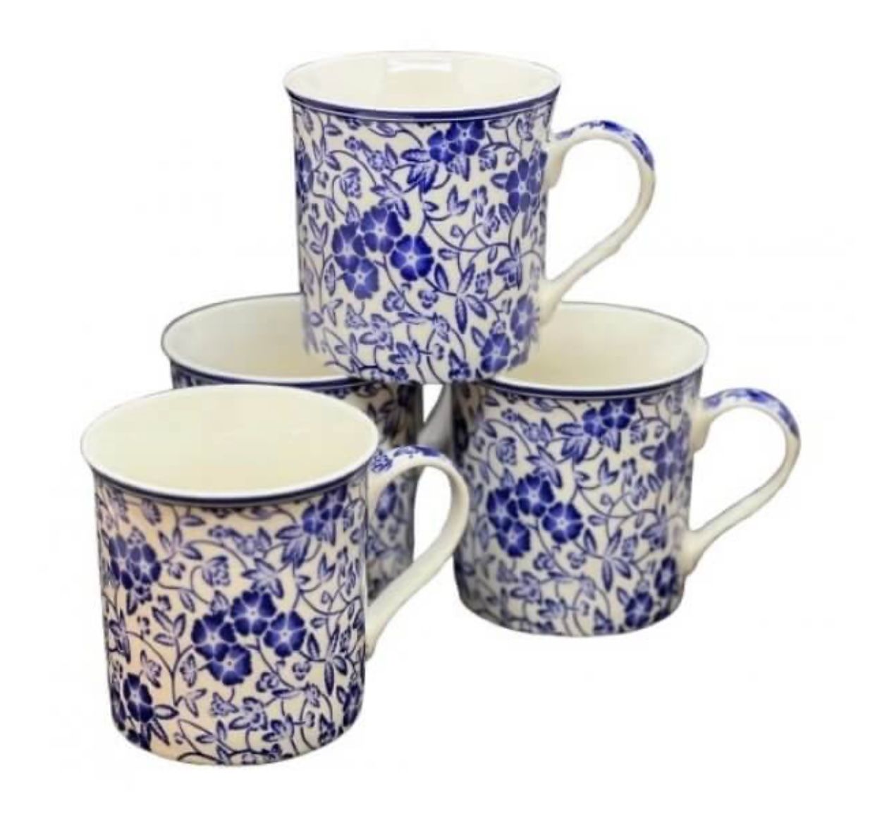 NOSTALGIC Ceramics - Mugs Set4 - Blue Story  - Fine China