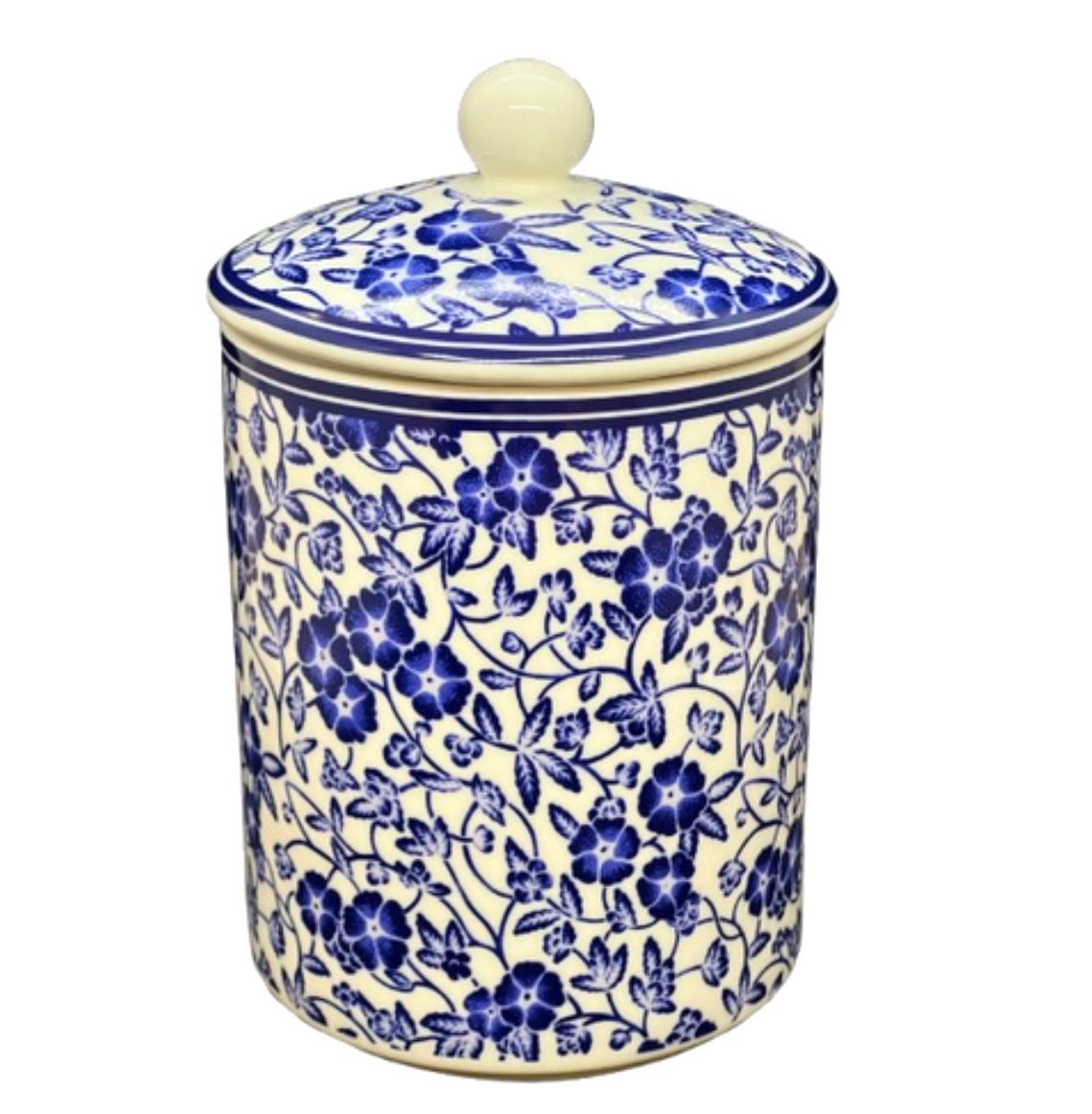 NOSTALGIC Ceramics - Canister  800ml 28oz - Fine China - Blue Story