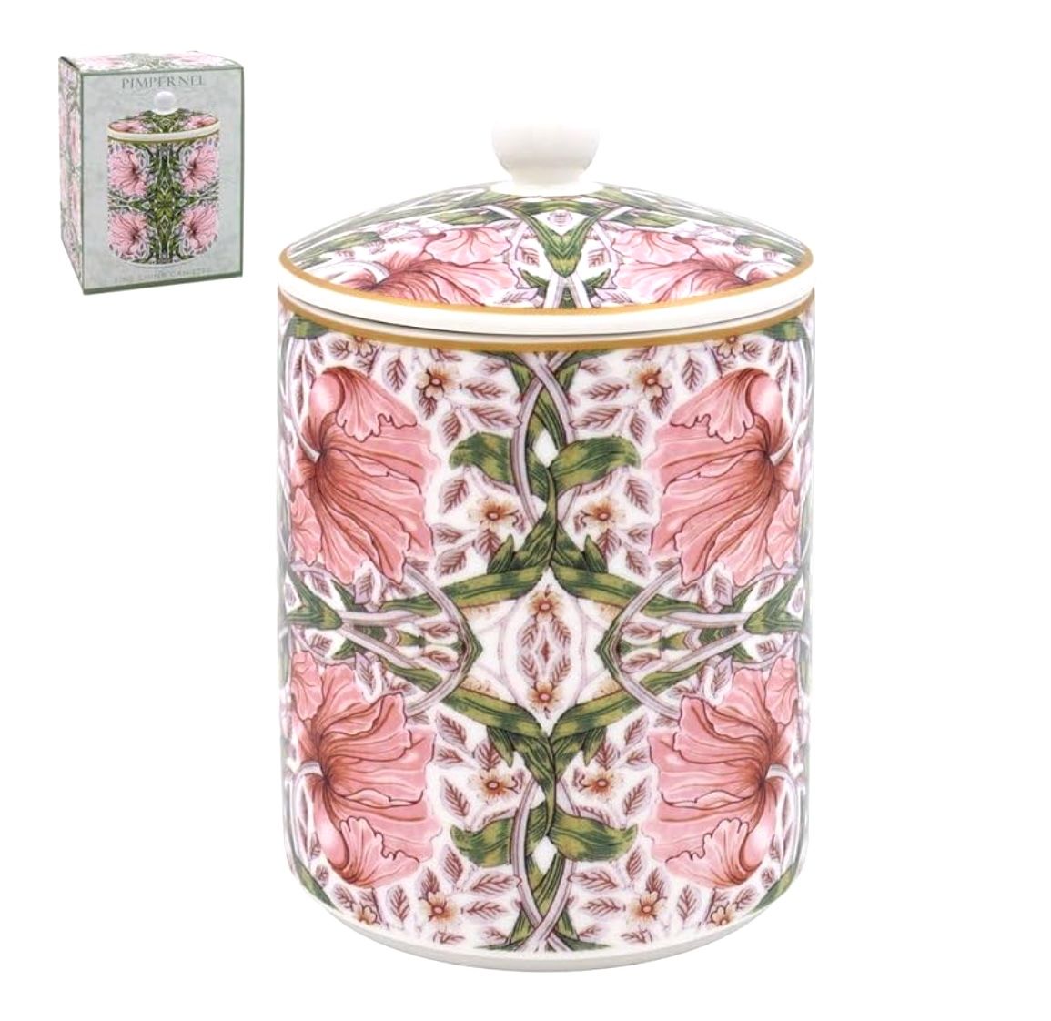 NOSTALGIC Ceramics - Canister  800ml 28oz - Fine China - Pimpernel