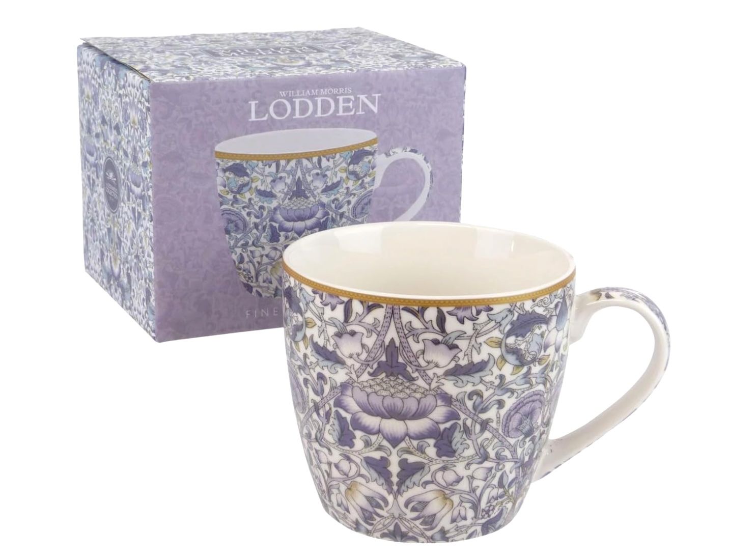 NOSTALGIC Ceramics - Breakfast Mug 450ml William Morris - Fine China - Lodden