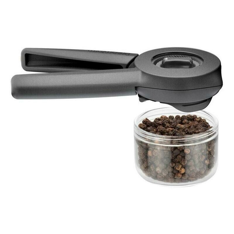 DREAMFARM - Ortwo Lite One-Handed Salt/Pepper/Spice Grinder with extra storage jar