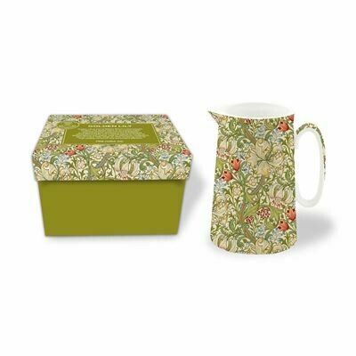 NOSTALGIC CERAMICS - William Morris Golden Lily - Fine China Jug (14cm)