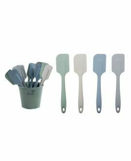 ZEAL- Ergonomic Silicone Spatula-26/6/2cm 4 ASSORTED COLOURS