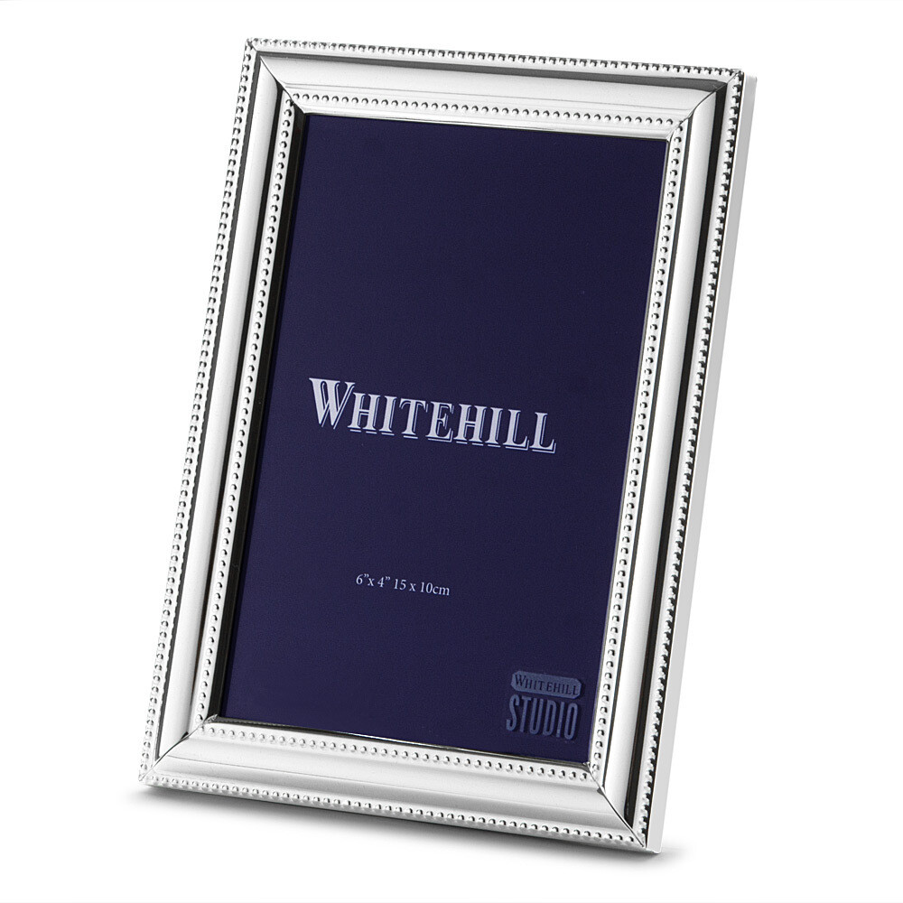 WHITEHILL STUDIO - Beaded SilverPhoto Frame 15x10cm