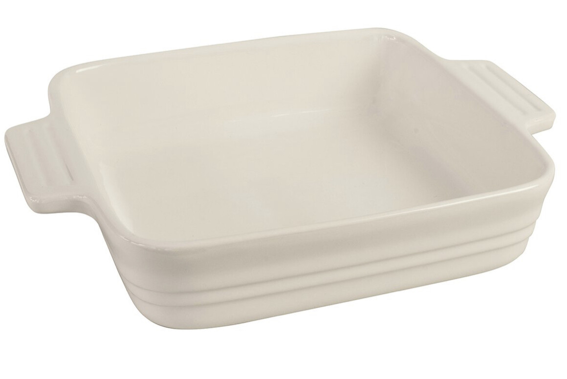 CHASSEUR - 24cm La Cuisson Square Baking Dish - Antique Cream