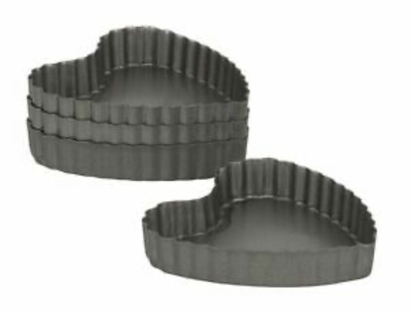 INTERNATIONAL BAKEWARE - Individual Mini Heart Pan 10x2cm