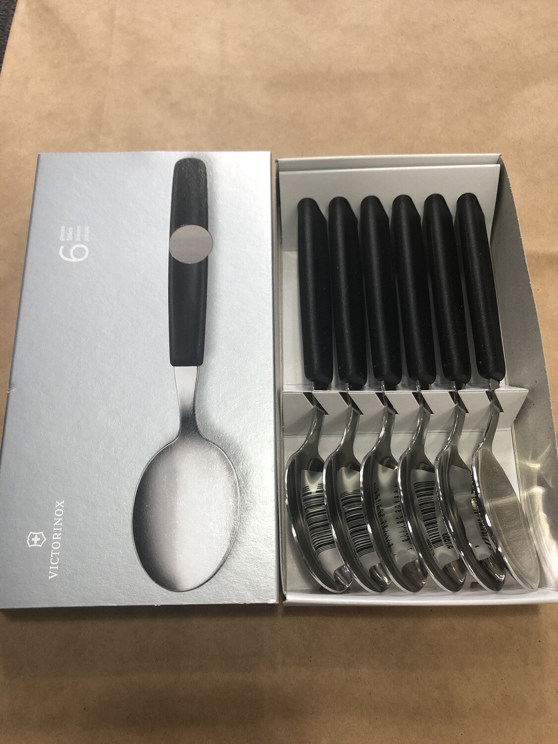 VICTORINOX - 1 x Table Spoon Black single