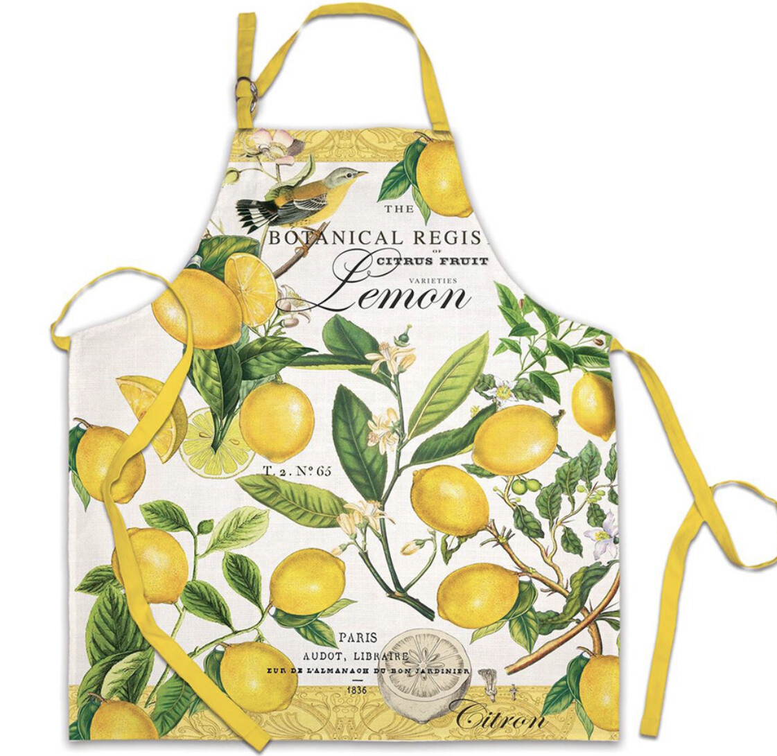 MICHEL DESIGN WORKS -  Apron - LEMON BASIL