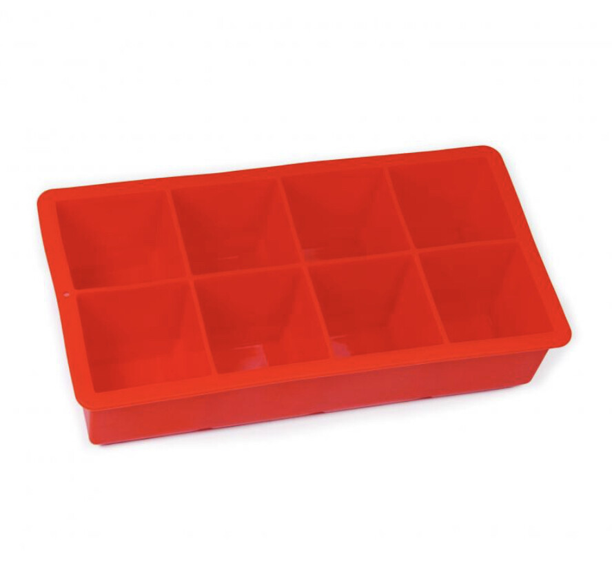 AVANTI - Silicone 8 Cup Ice Cube Tray Red