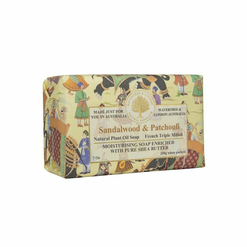 WAVERTREE &amp; LONDON - SOAP - Sandalwood and Patchouli 200g/7oz